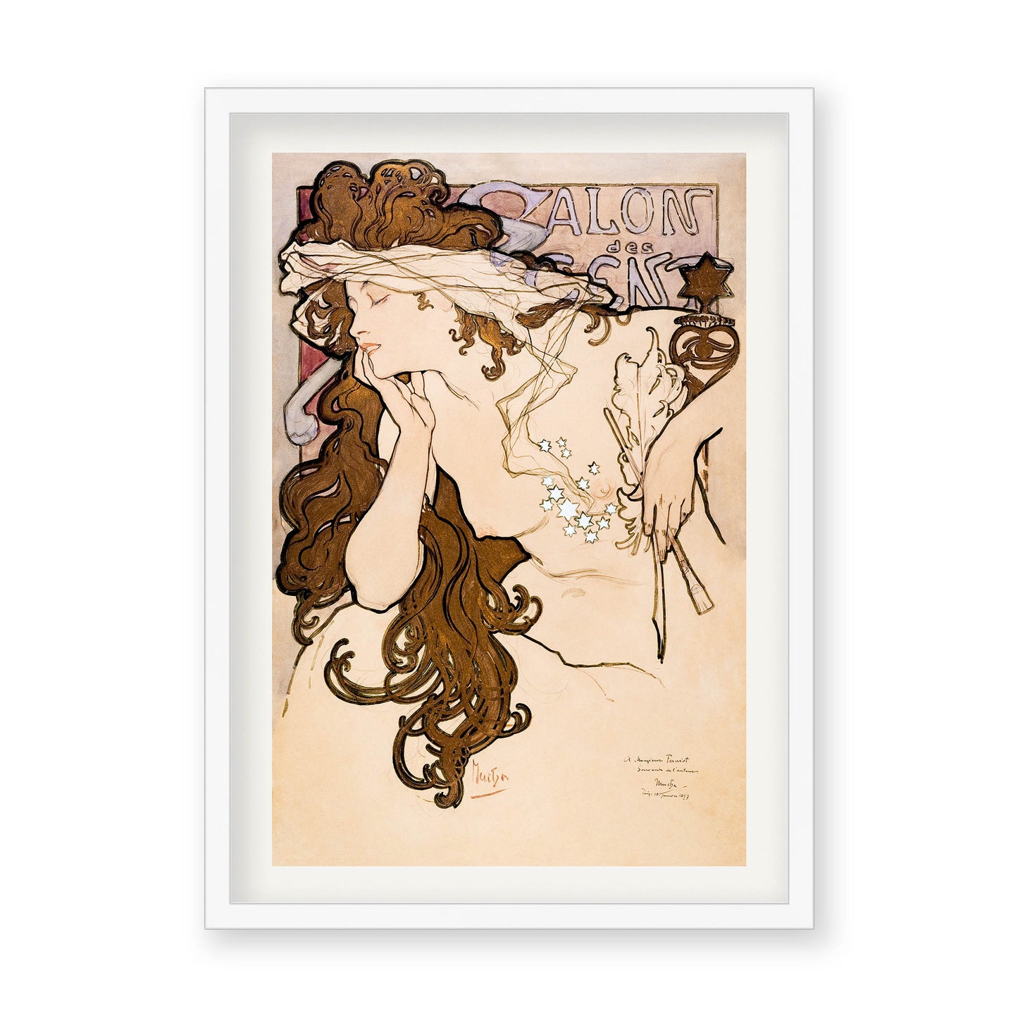 Alphonse Maria Mucha - Salon des Cent poster