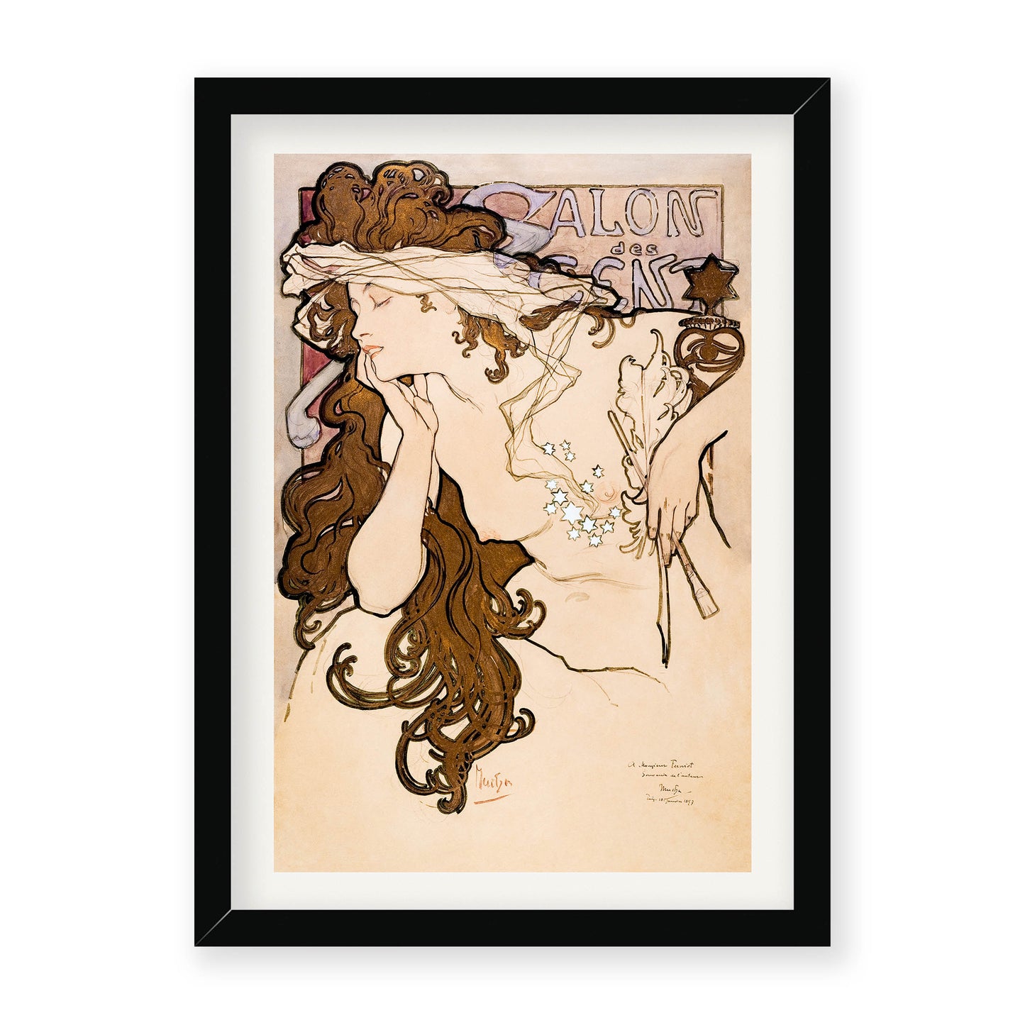 Alphonse Maria Mucha - Salon des Cent poster