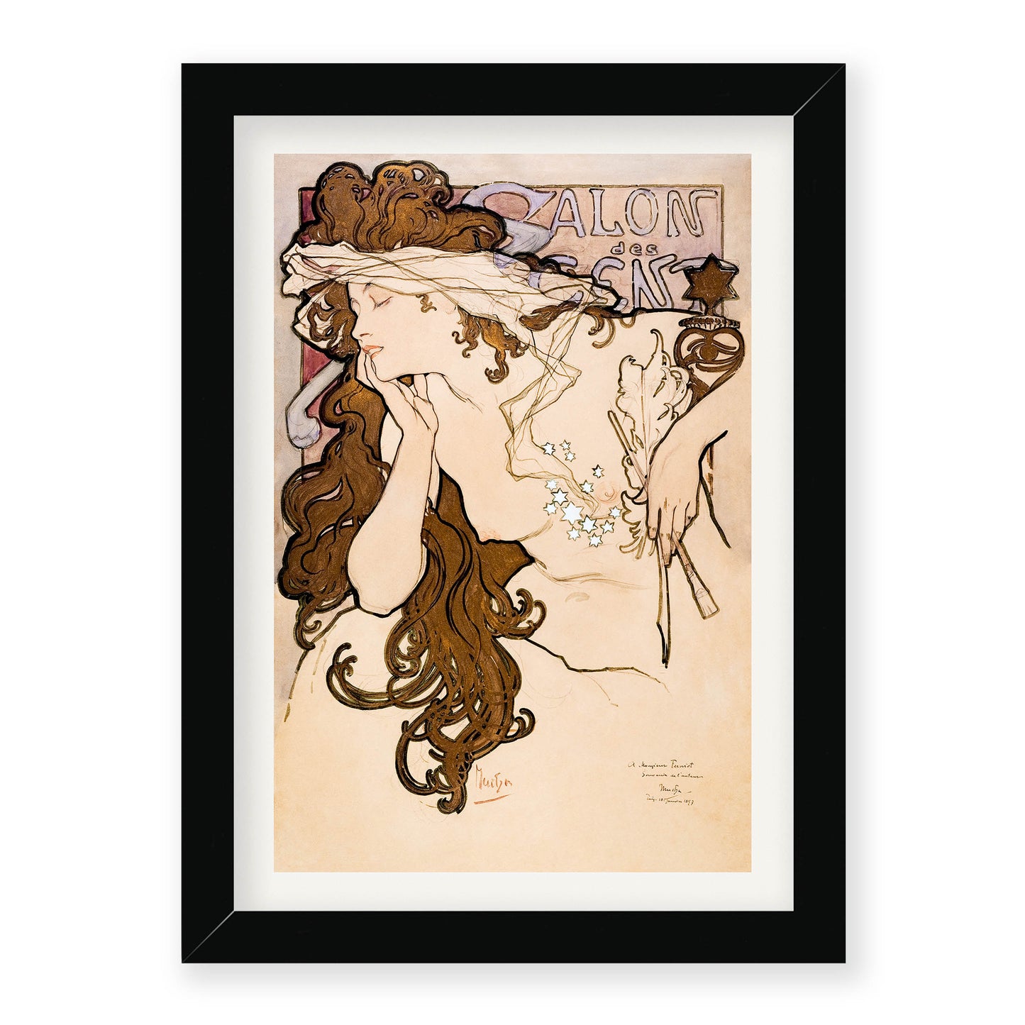 Alphonse Maria Mucha - Salon des Cent poster