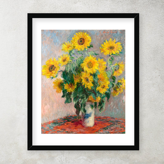 Claude Monet - Bouquet of Sunflowers