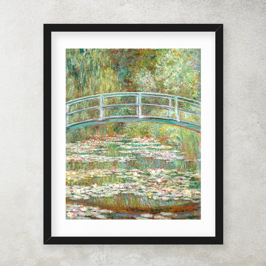 Claude Monet - Bridge over a Pond of Water Lilies