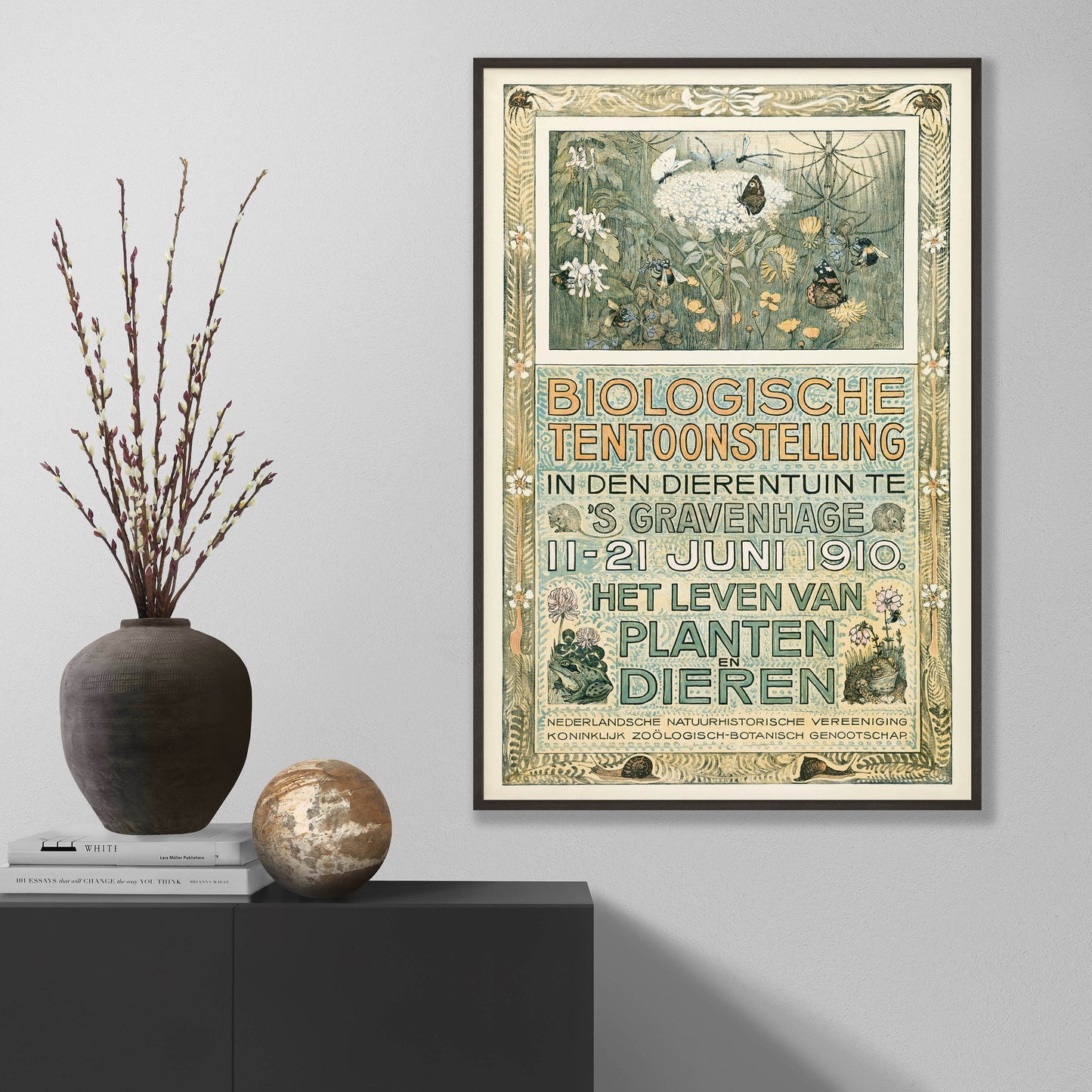 Theo van Hoytema Poster of the Biological Exhibition The Art