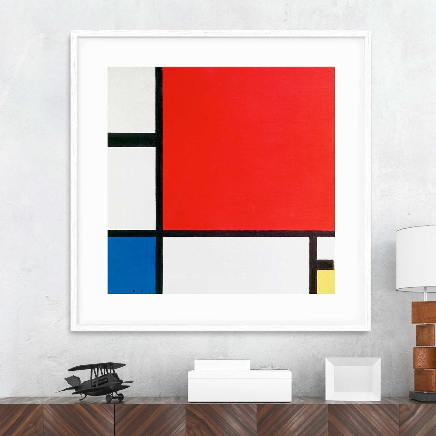 Piet Mondrian - Composition with Red, Blue, and Yellow