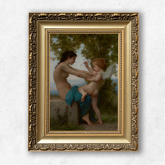 William-Adolphe Bouguereau - A Young Girl Defending Herself against Love