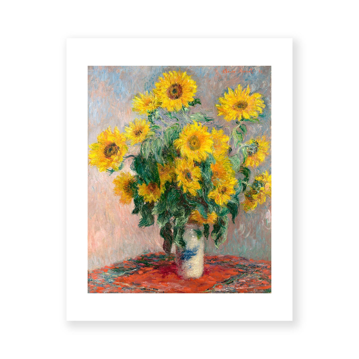 Claude Monet - Bouquet of Sunflowers