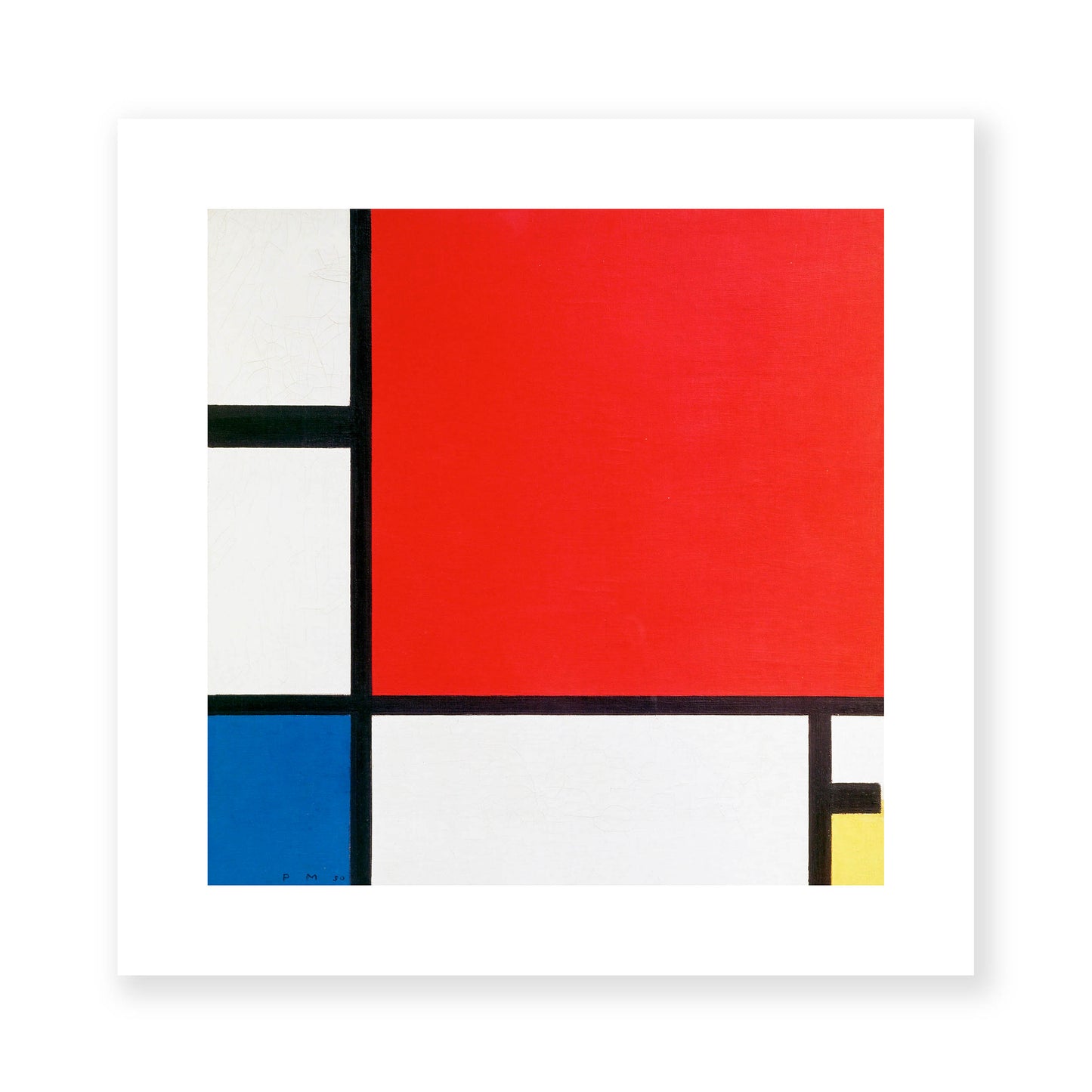 Piet Mondrian - Composition with Red, Blue, and Yellow