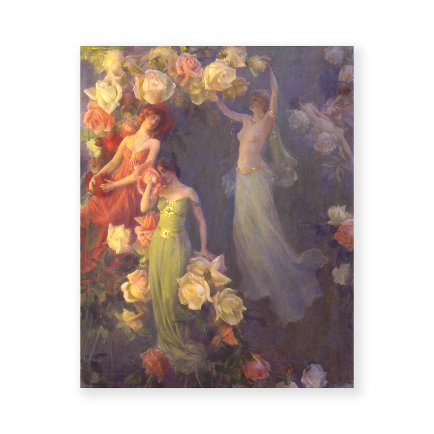 Charles C. Curran - The Perfume of Roses