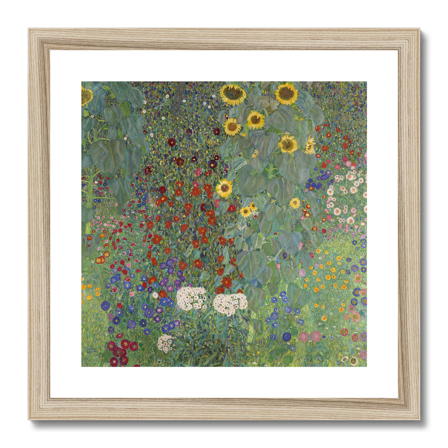 Gustav Klimt - Farm Garden with Sunflowers