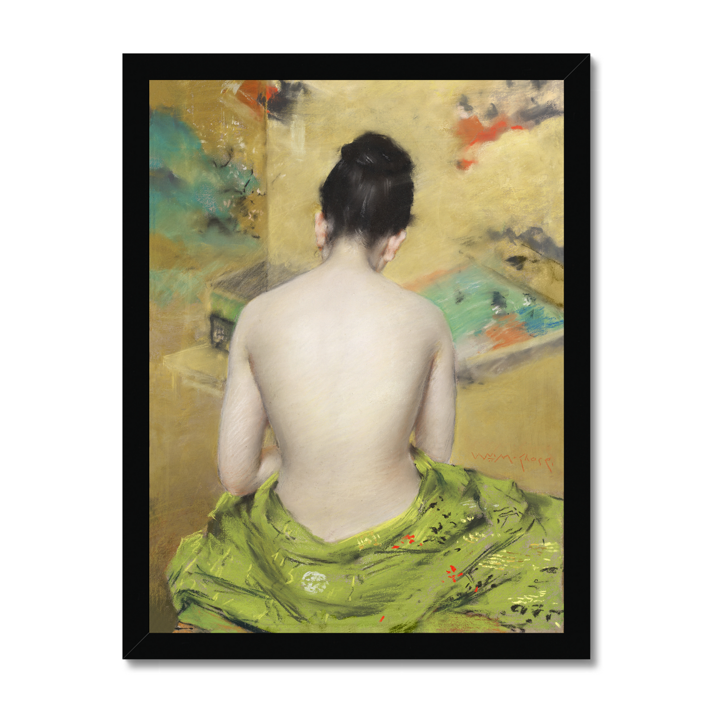 William Merritt Chase - Back of a Nude