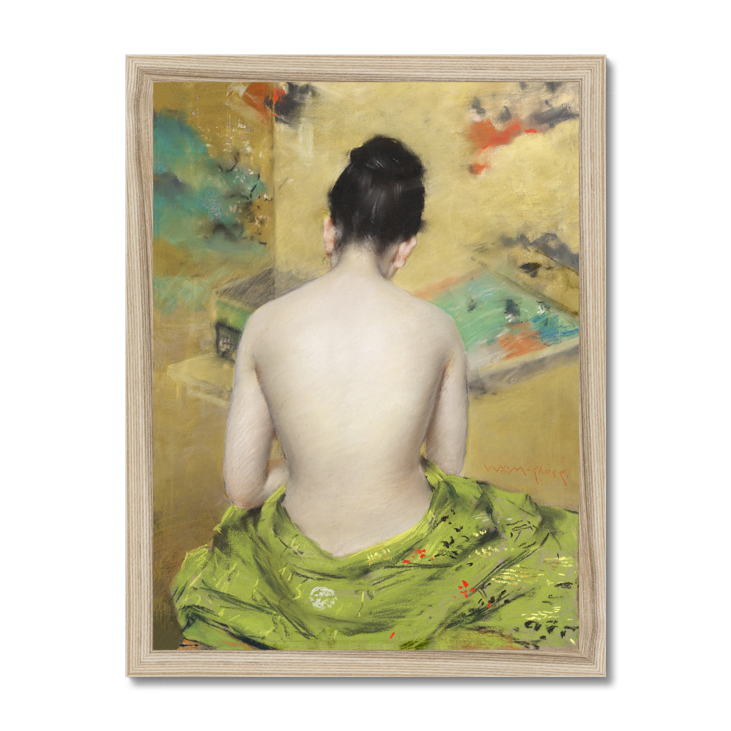 William Merritt Chase - Back of a Nude