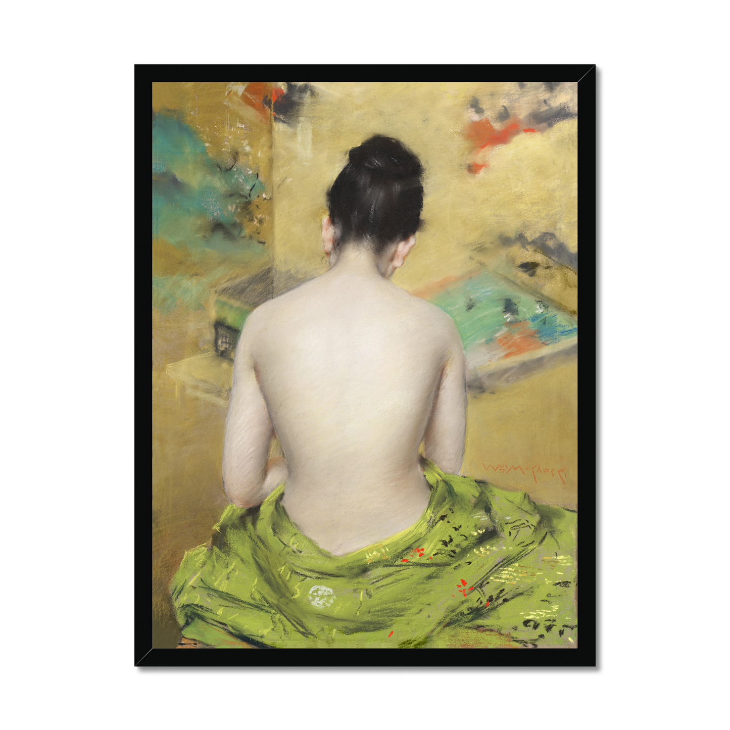 William Merritt Chase - Back of a Nude