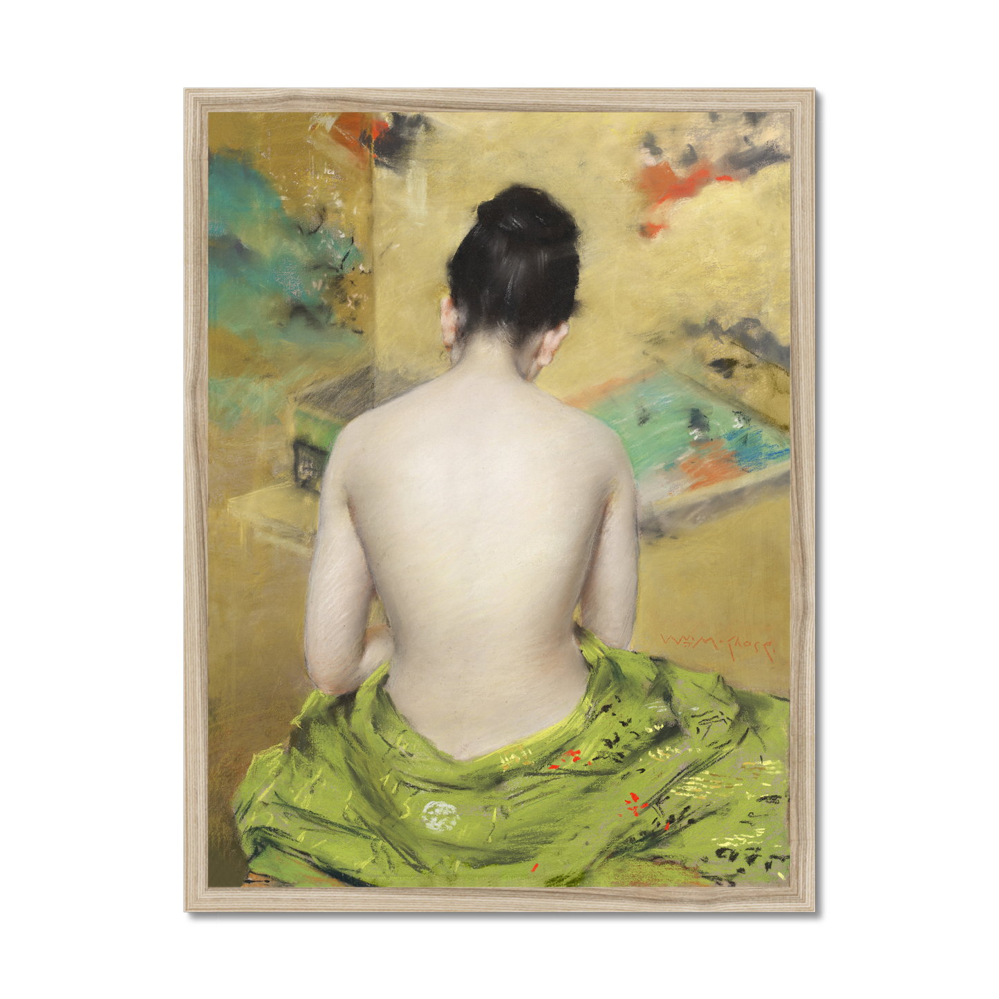 William Merritt Chase - Back of a Nude