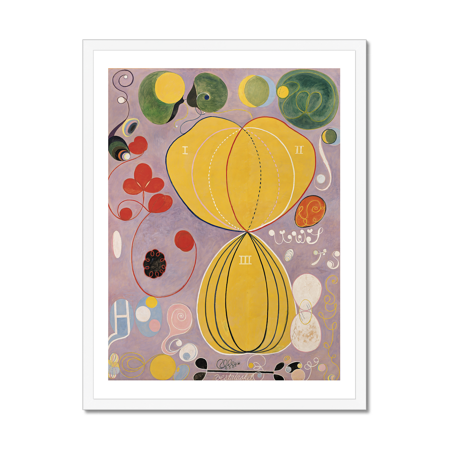 Hilma af Klint - The Ten Largest, No. 7, Adulthood