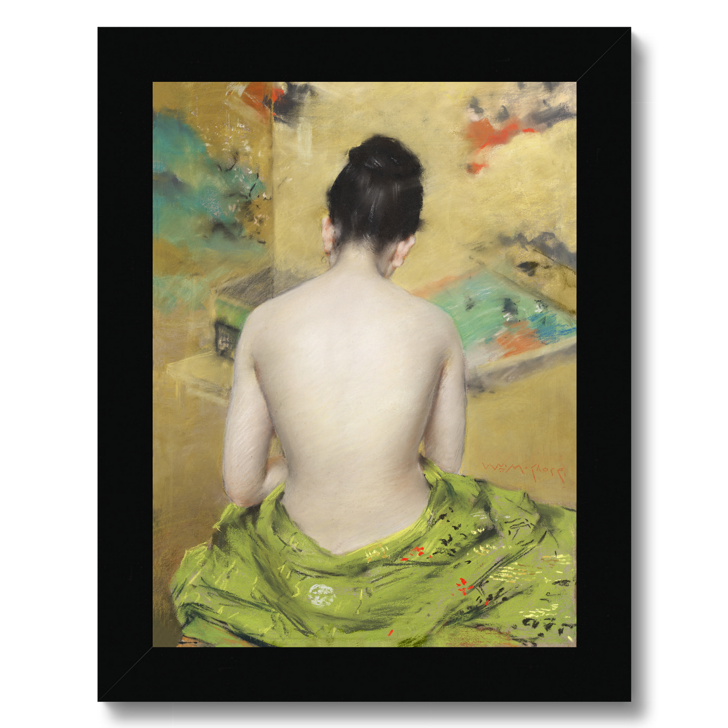 William Merritt Chase - Back of a Nude