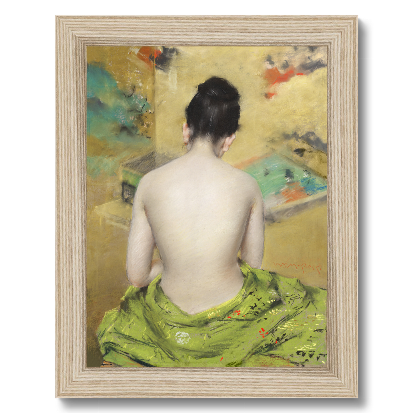 William Merritt Chase - Back of a Nude