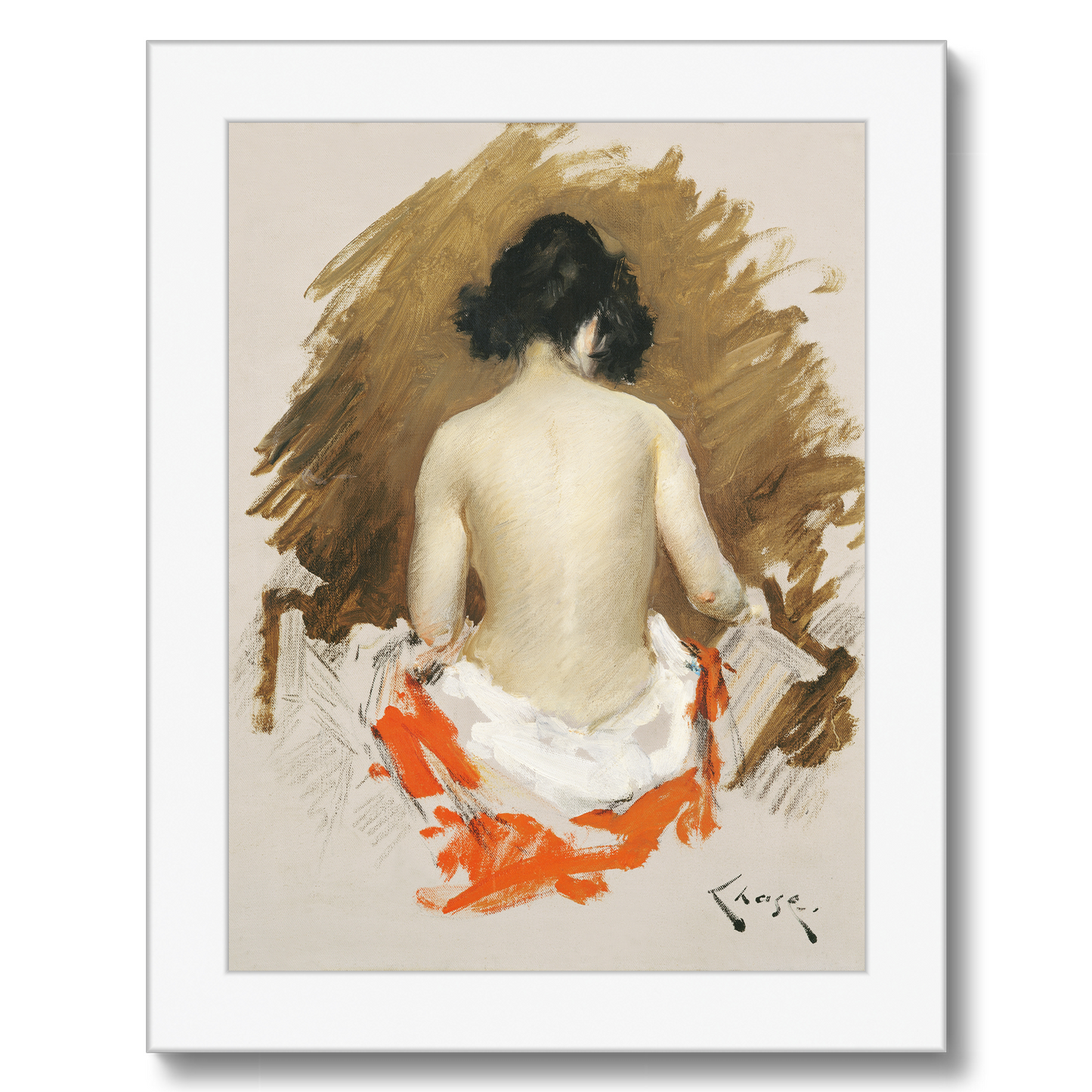 William Merritt Chase - Nude