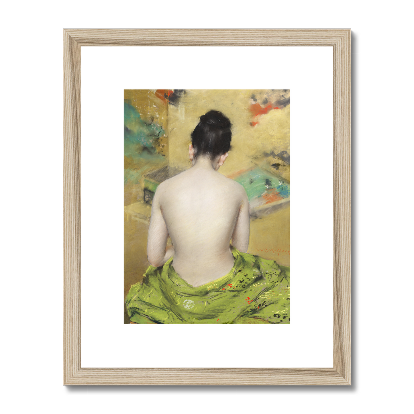 William Merritt Chase - Back of a Nude