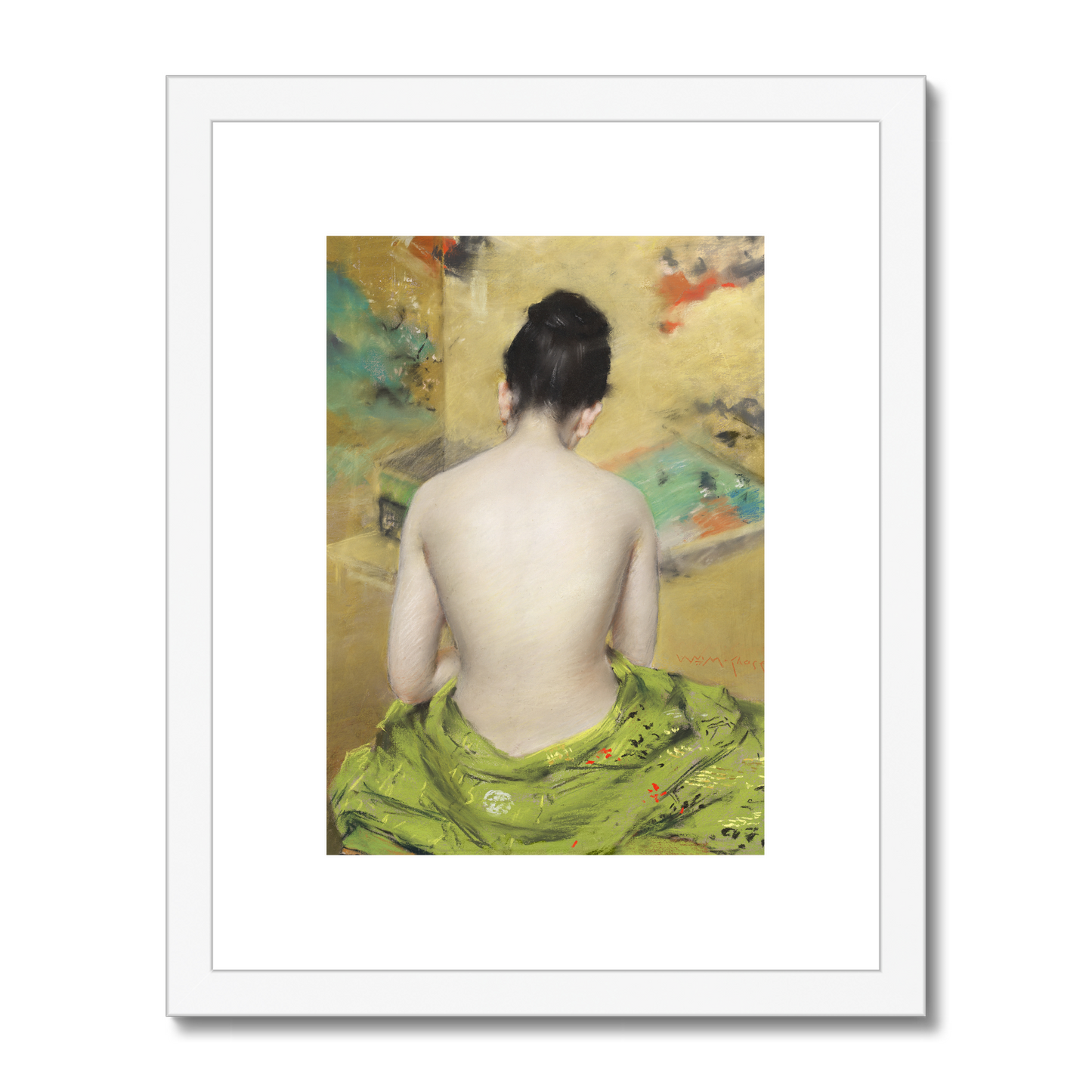 William Merritt Chase - Back of a Nude