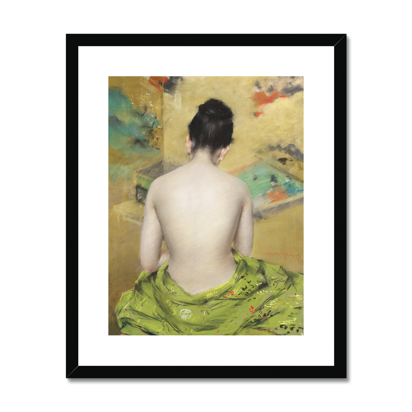 William Merritt Chase - Back of a Nude