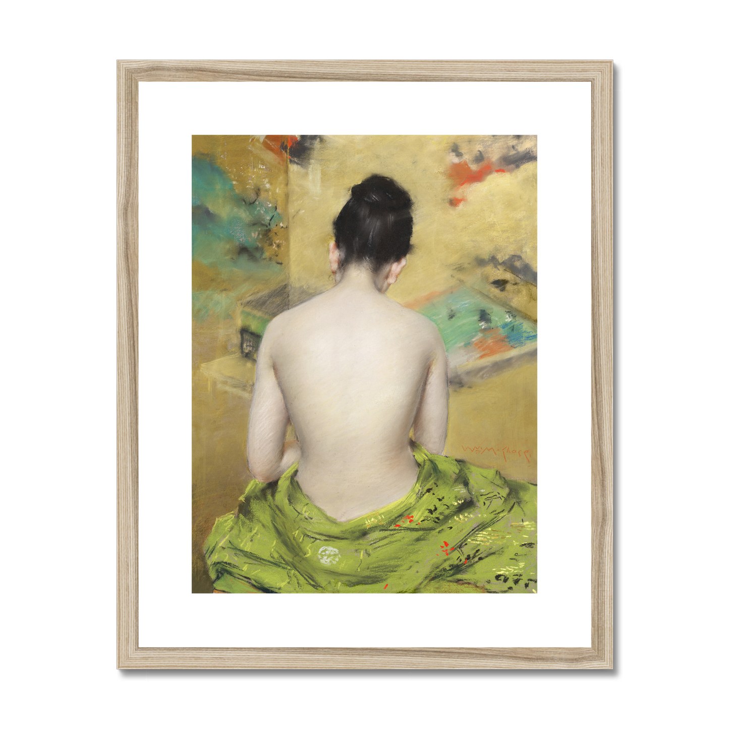 William Merritt Chase - Back of a Nude