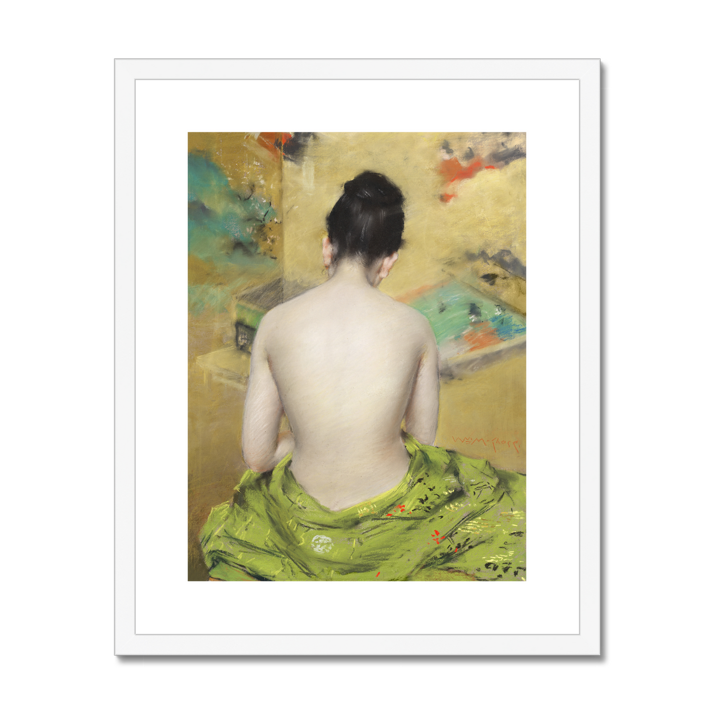 William Merritt Chase - Back of a Nude