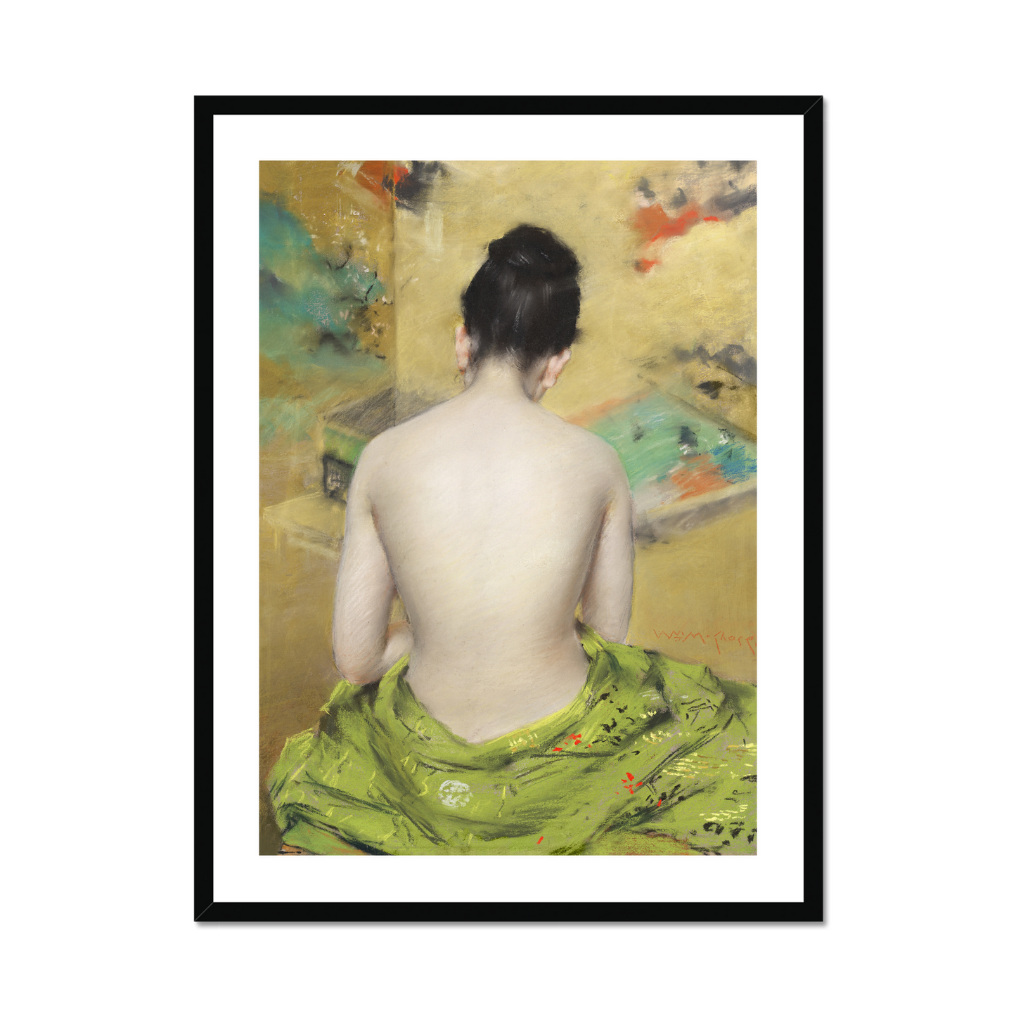 William Merritt Chase - Back of a Nude