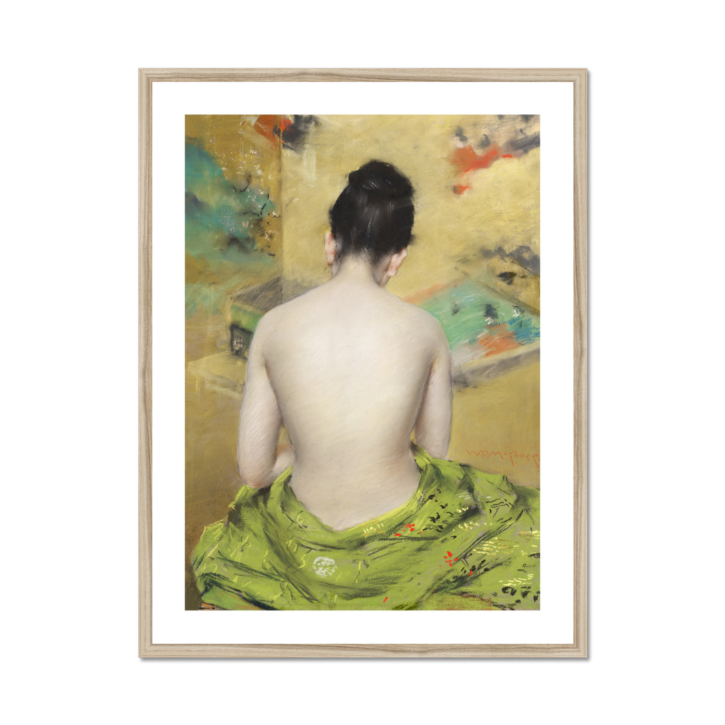 William Merritt Chase - Back of a Nude