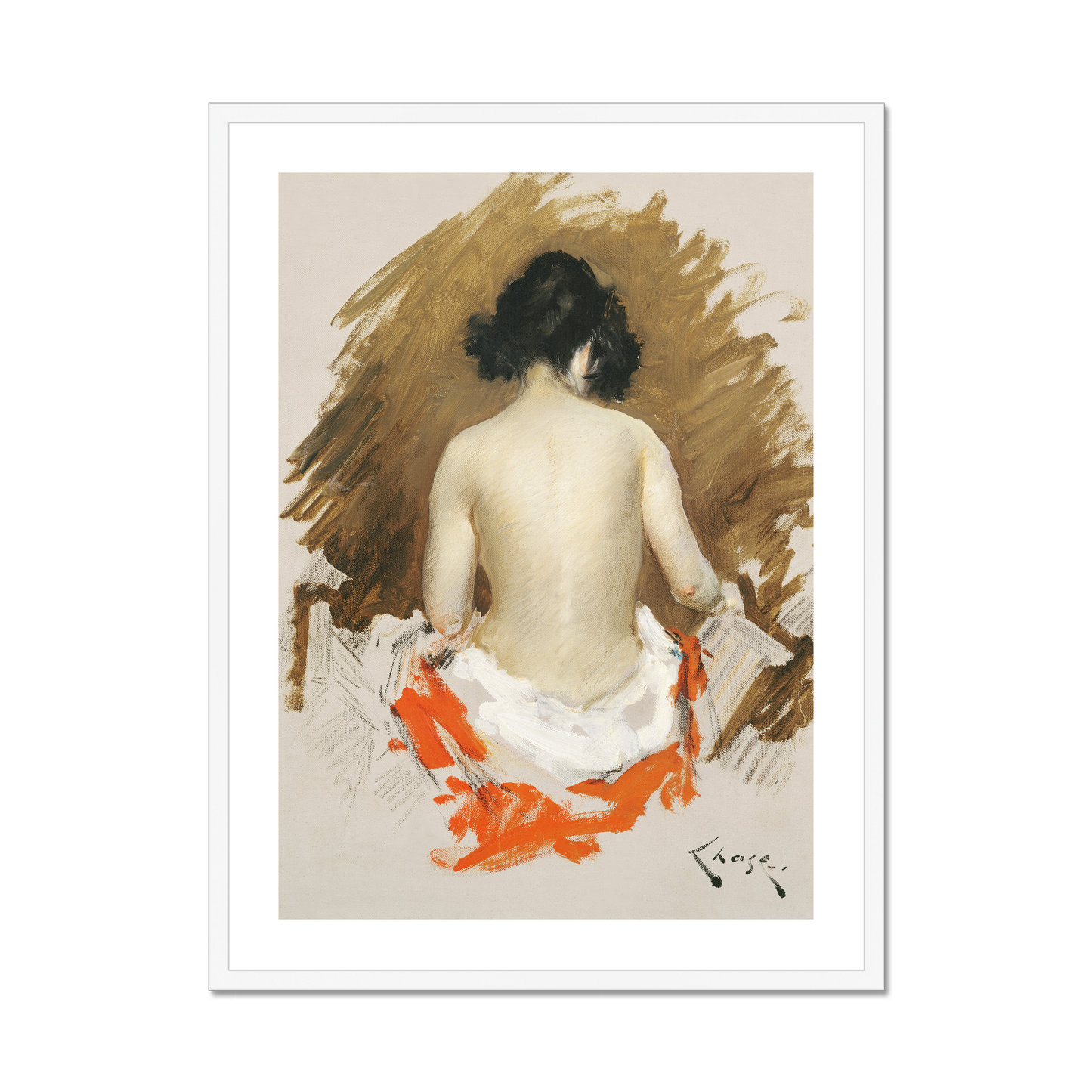 William Merritt Chase - Nude