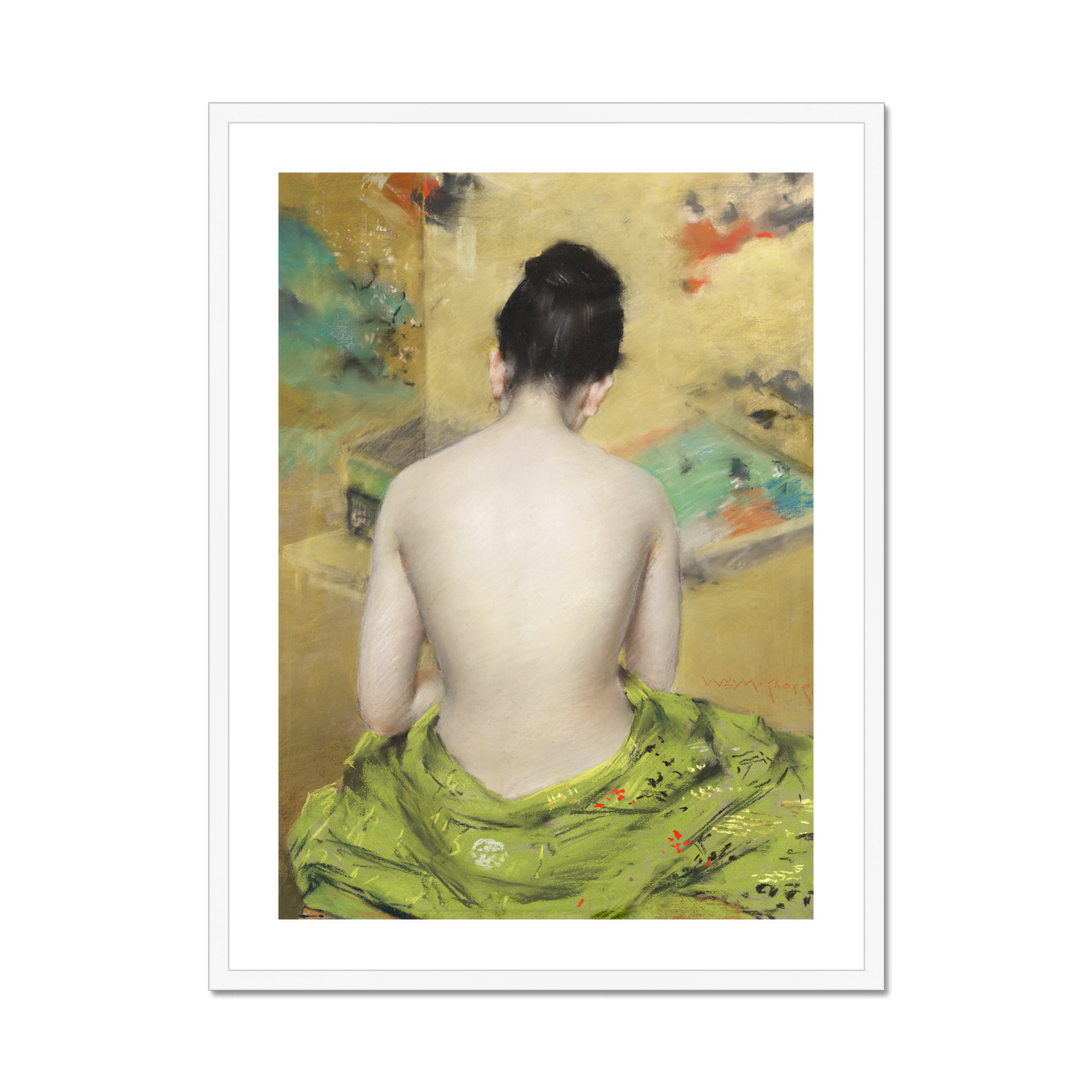 William Merritt Chase - Back of a Nude