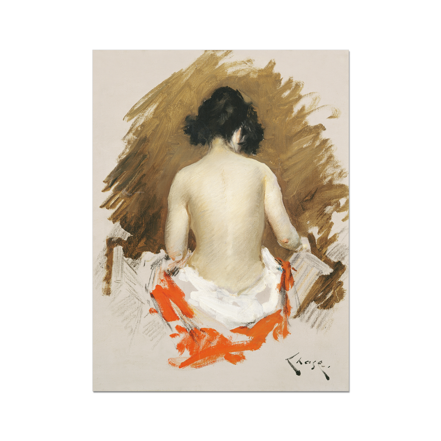 William Merritt Chase - Nude