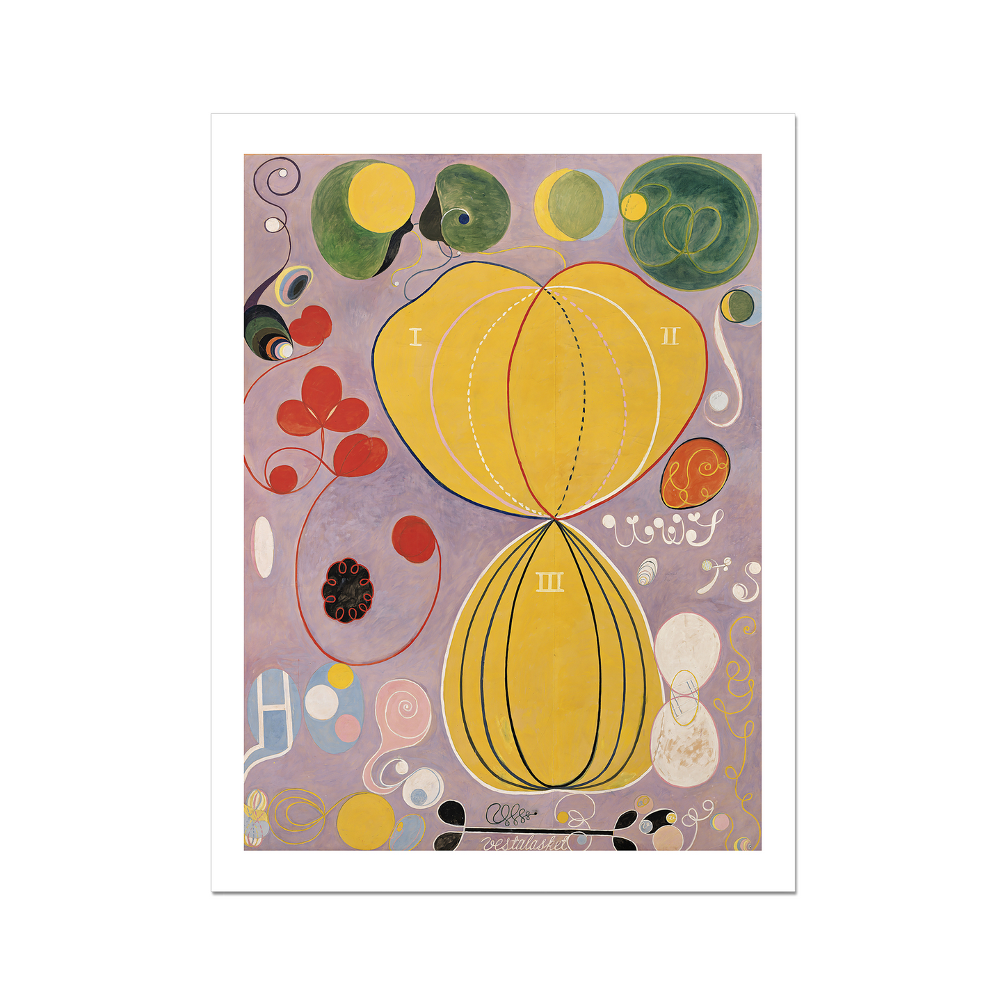 Hilma af Klint - The Ten Largest, No. 7, Adulthood